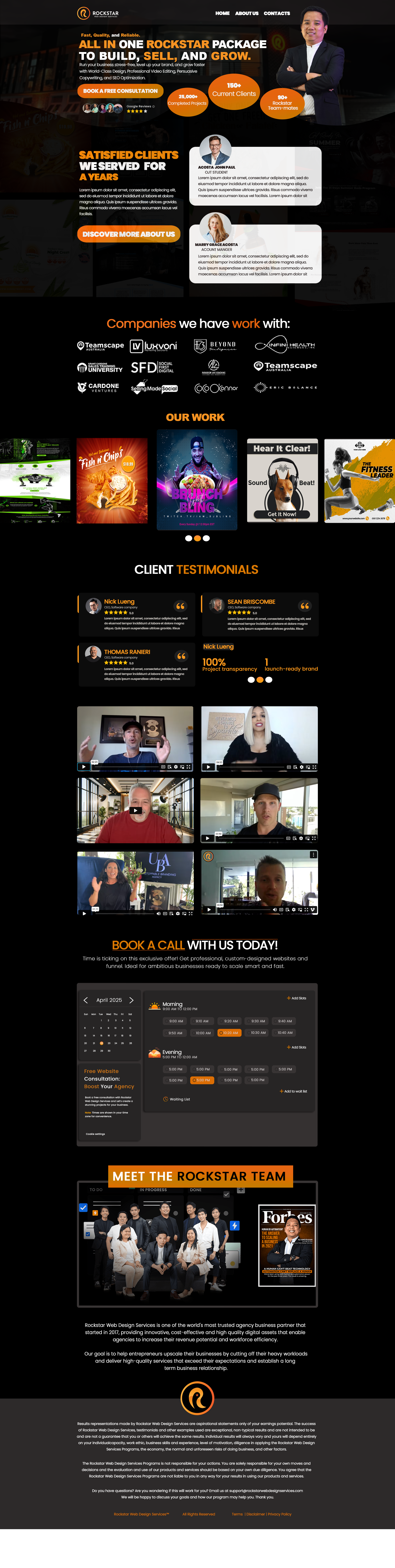 Landing Page Rockstar